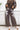 Knit Fit Crochet Patch Pants - Charcoal