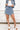 Big Clap For Overlap Skort - Denim Blue