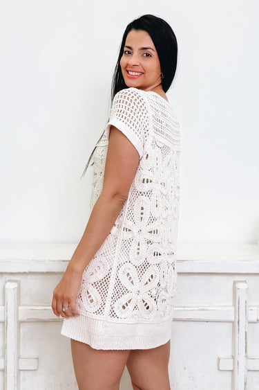 Heavenly Blooms Crochet Dress