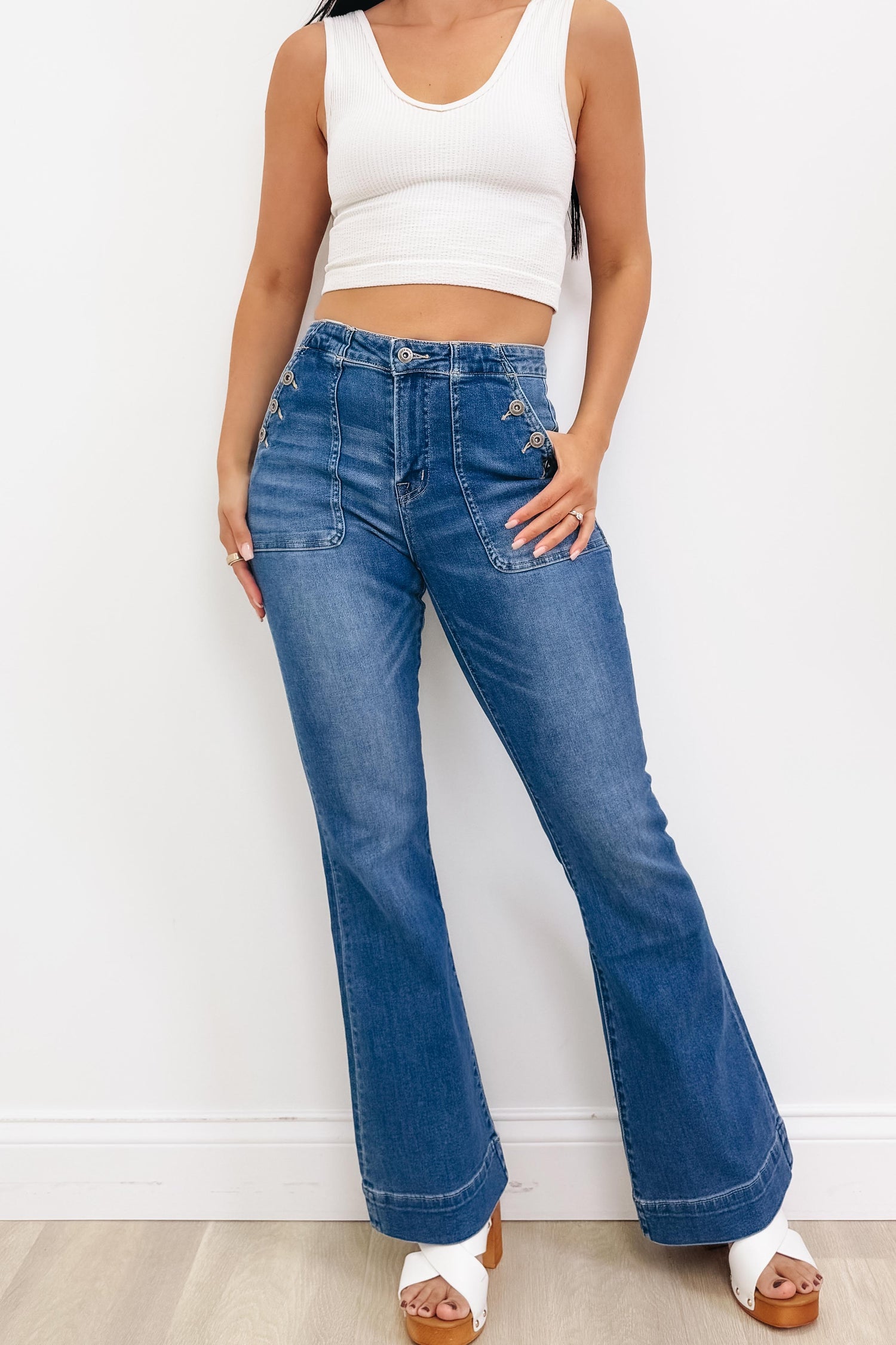 Sweet Magnolia By Mica - Flare Jeans