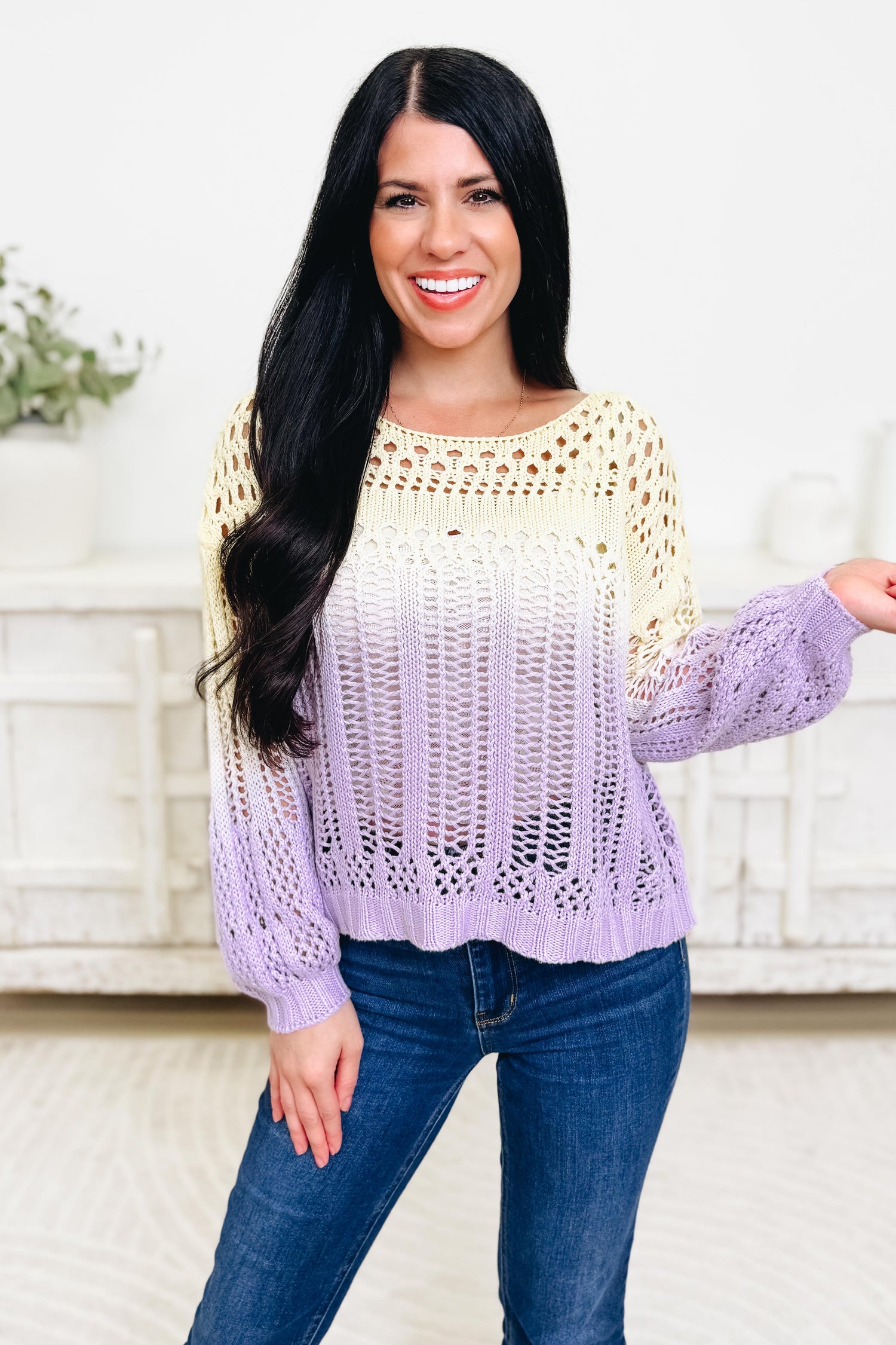 Water Side Vibe Water Dye Pullover - 2 Colors!