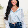 Bloom Babe Floral Windbreaker Jacket