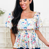 Floral Anticipation Top