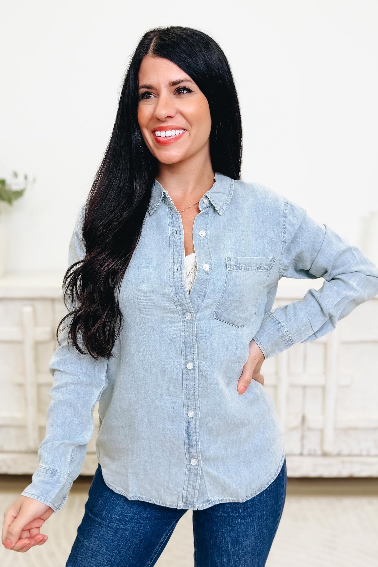 Shay Button Down Top