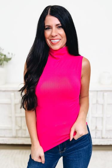 Like A Glove Turtleneck Tank Top - 9 Colors!