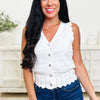 Worth It Button Down Vest - 3 Colors!