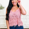 Blossom & Breeze Crochet Knit Tank Top - 3 Colors!