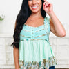 Fancy Squared Floral Tank Top - 6 Colors!