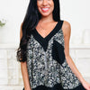 Back On My Grind Floral Tank Top - 2 Colors!