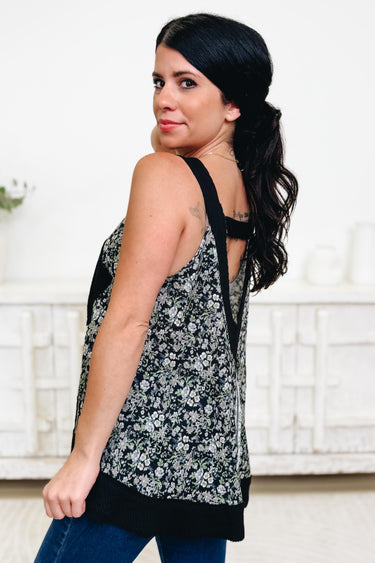 Back On My Grind Floral Tank Top - 2 Colors!