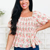 Mission Focus Floral Top - 5 Colors!
