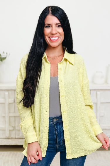 Tied With A Bow Button Down Top