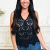 Let's Play Button Down Crochet Top - 2 Colors!