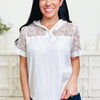 In The Journey Lace Hooded Top