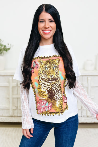 Free Spirit Dreamer Leopard Graphic Tee - 3 Colors!