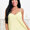 Ready Spaghetti Lace Tank Top - 2 Colors!