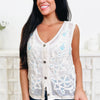 Poetry In Motion Floral Crochet Top
