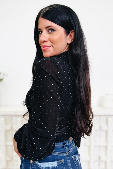 Kiss & Tie Sheer Top - 3 Colors!