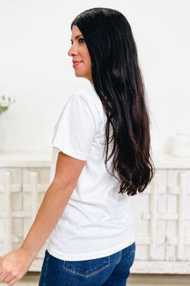Sunset Chaser Bronco White Graphic Tee