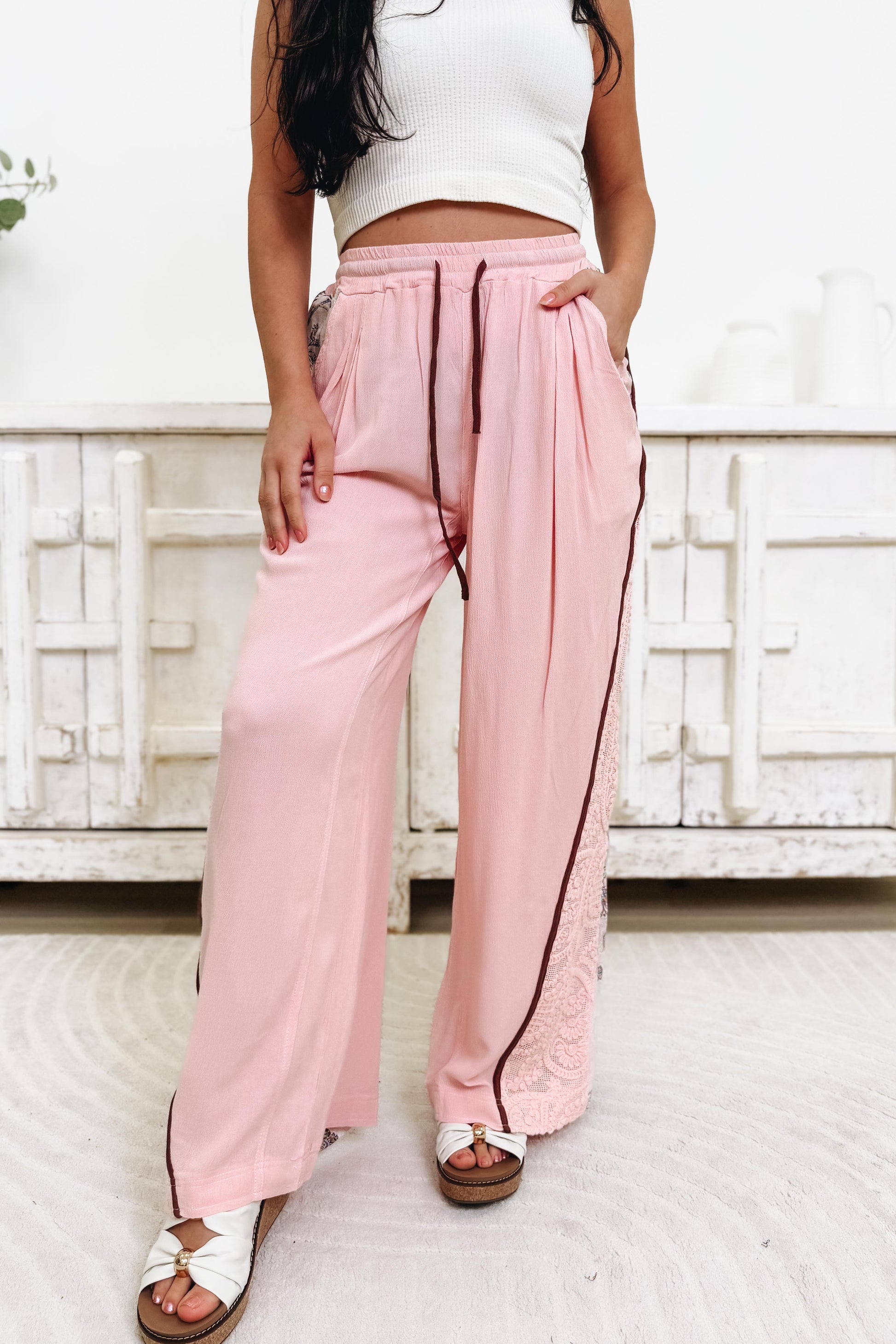 Get A Cut Wide Leg Pants - 3 Colors!