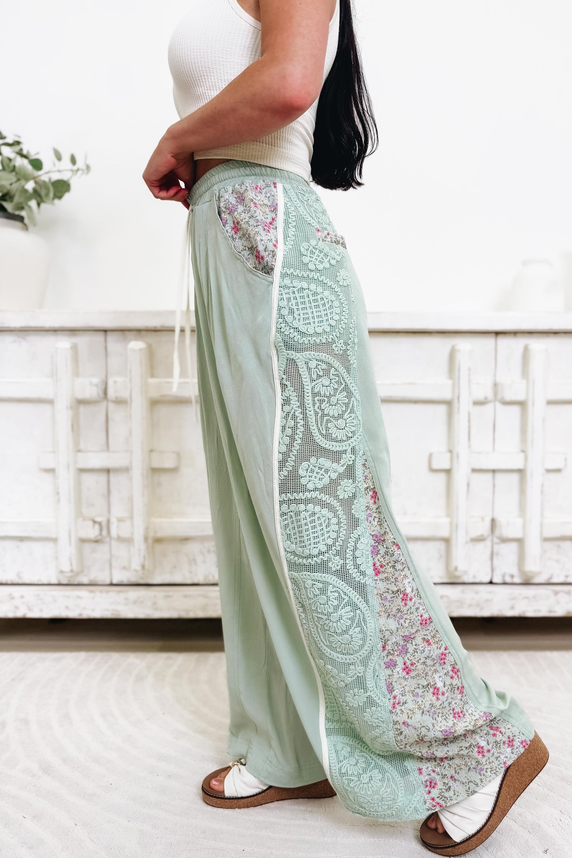 Get A Cut Wide Leg Pants - 3 Colors!