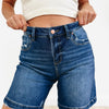 Up Town Spunk By Risen - Bermuda Denim Shorts - Dark