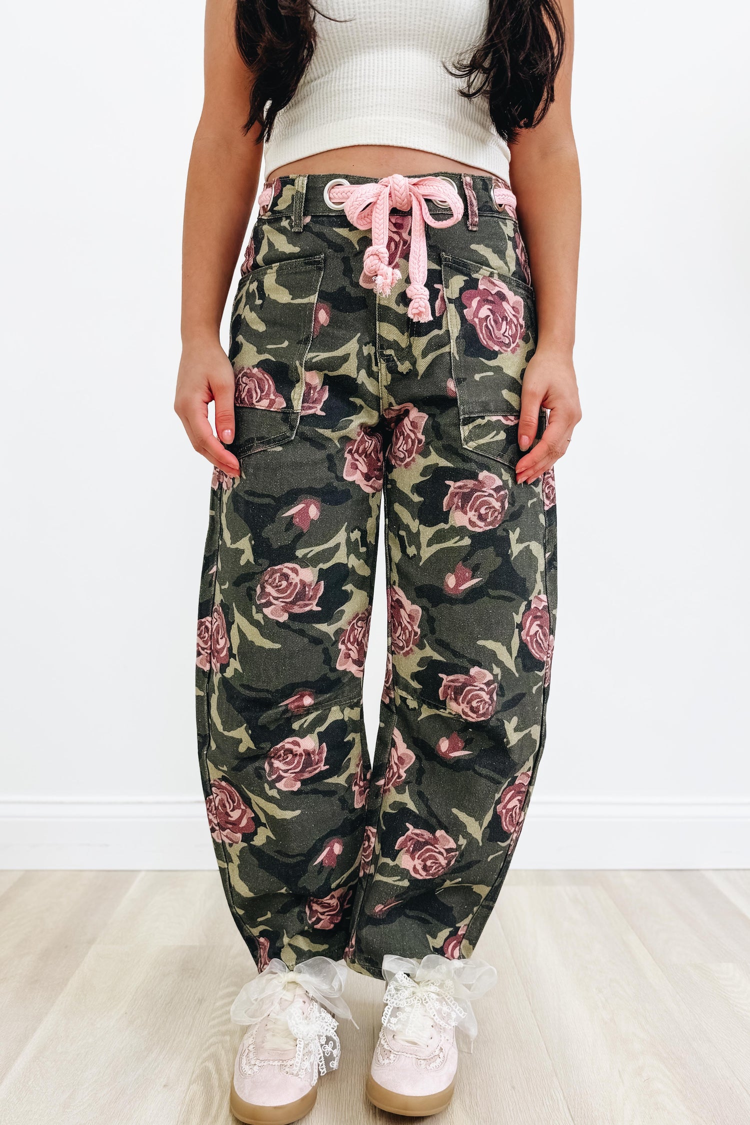 Ride Sally Ride Horseshoe Jeans - Camo Floral