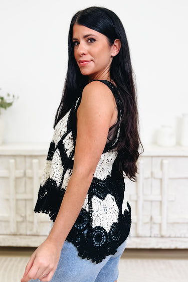 Clear Expressions Crochet Tank Top - 2 Colors!