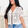Play Ball Floral Crochet Cardigan