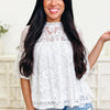 Enough Said Floral Lace Top - 2 Colors!