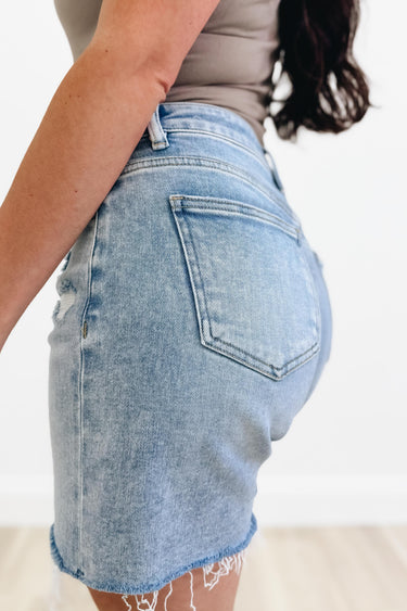 Light The Trail By Risen - Denim Shorts - 2 Colors!