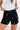Sun Daze On By Risen - Daisy Denim Shorts - Black