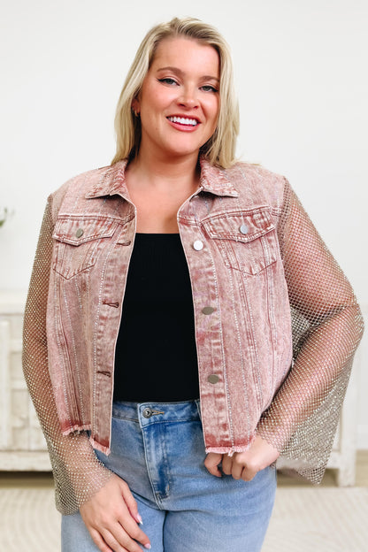 Keep It Meshin' Stone Sleeve Jacket - 4 Colors!