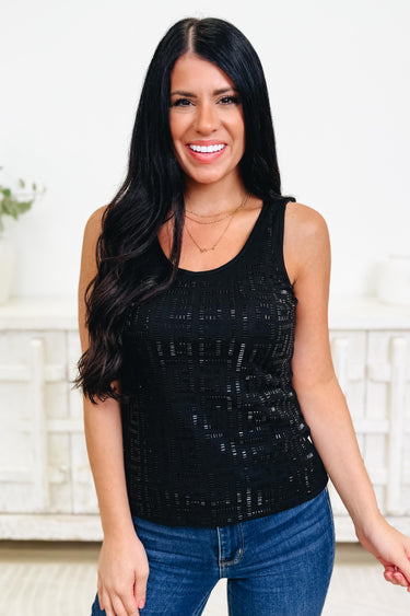 Grind Stone Rhinestone Tank Top - 2 Colors!