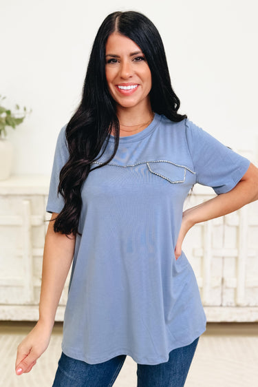 Pocketful Of Sparkle Top - 3 Colors!