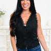 Soho Saloon Lace Vest - 2 Colors!