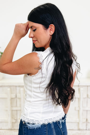 Soho Saloon Lace Vest - 2 Colors!