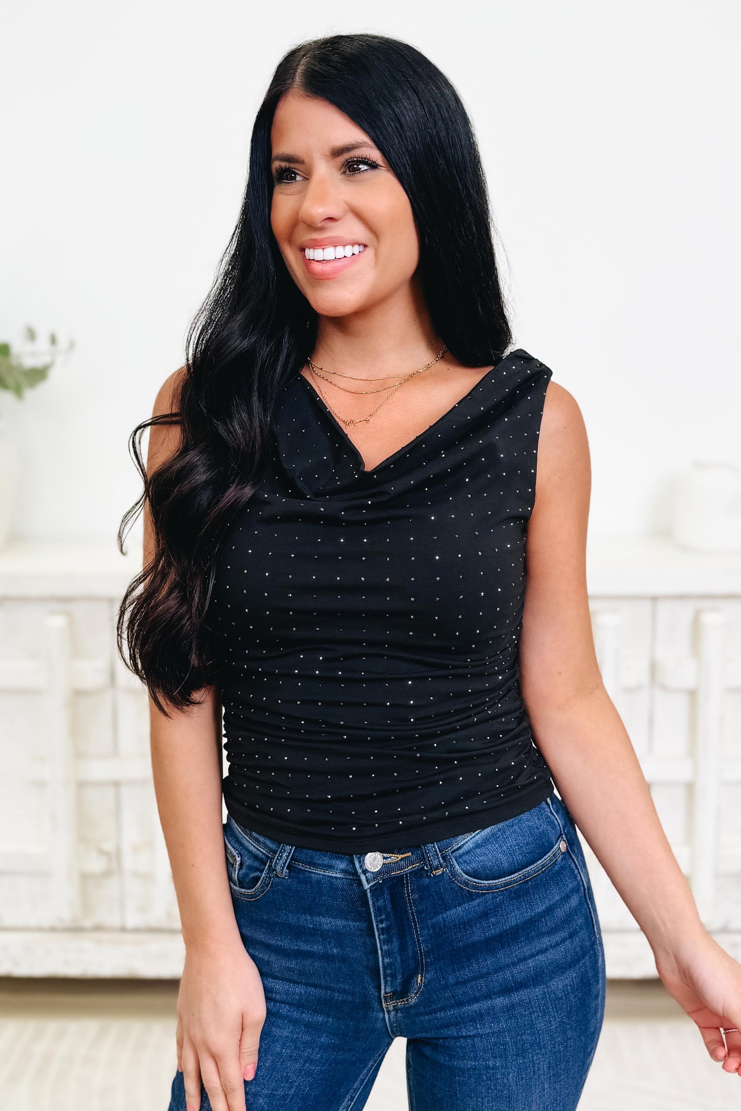 Midnight Sparkle Top