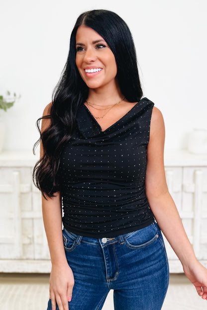 Midnight Sparkle Top