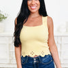 Sweet Scallop Tank Top - 2 Colors!
