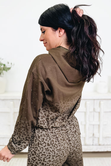 Bold & Cozy Leopard Hooded Sweatshirt - 2 Colors!