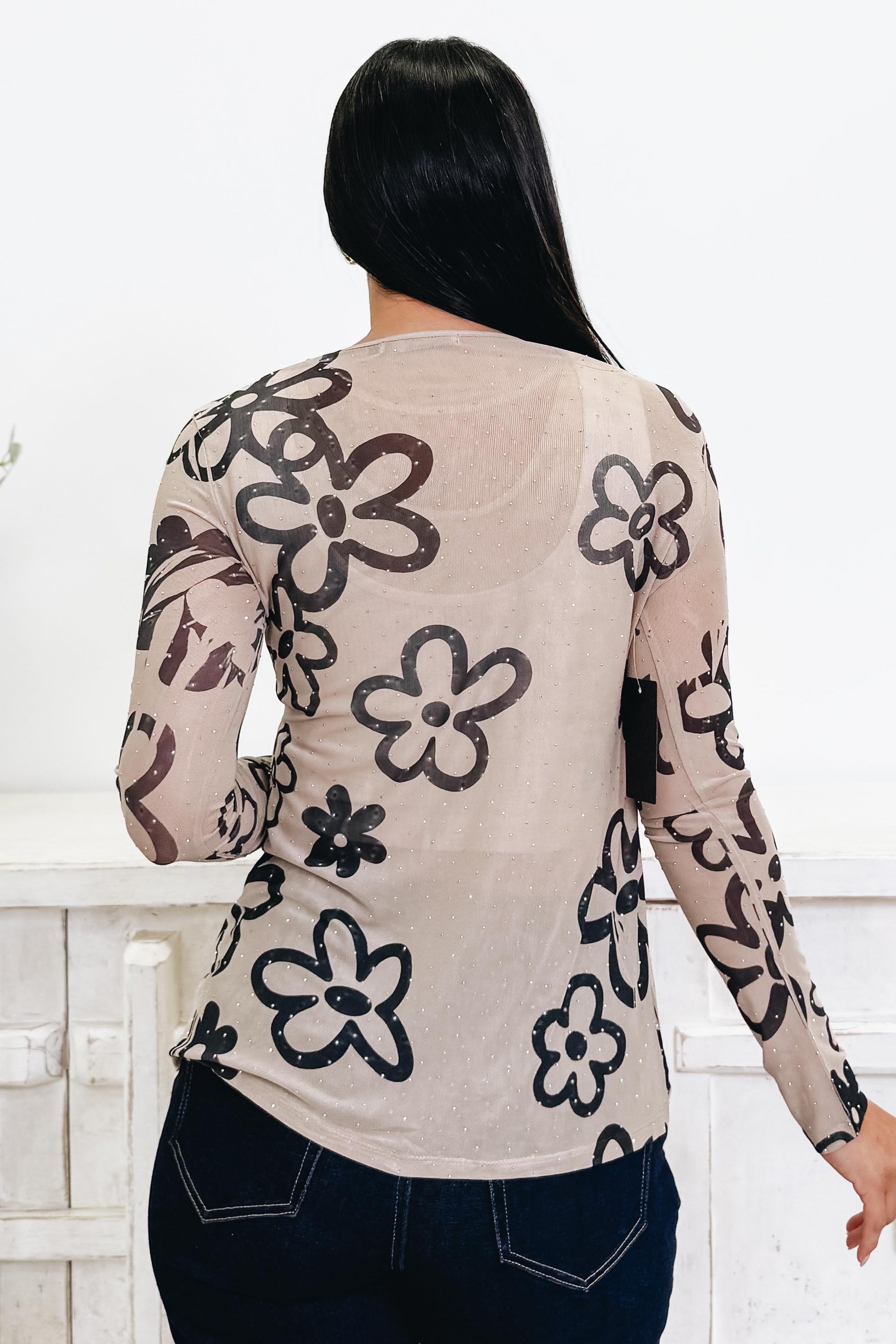 Doodle Me Daisies Top