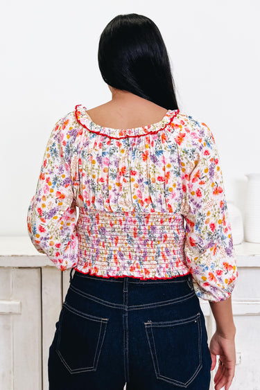 Spring Romance Floral Top