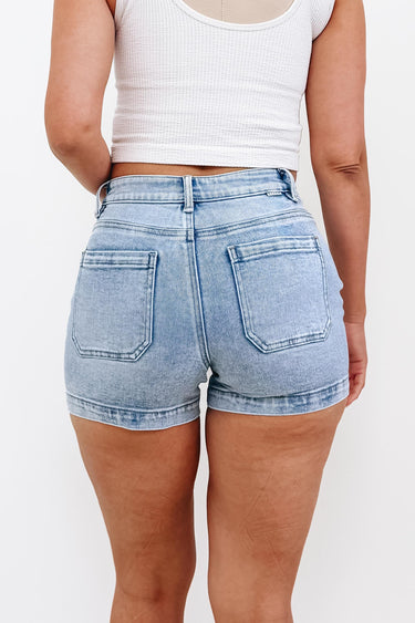 Sweet Thang By Risen - Denim Shorts - Light