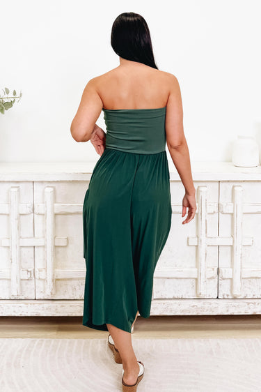 You Made It Strapless Jumpsuit - 2 Colors!