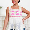 Sweet Meadows Crochet Tank Top