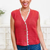 Take Your Time Lace Sweater Vest Top