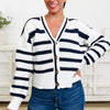 Bona Striped Cardigan