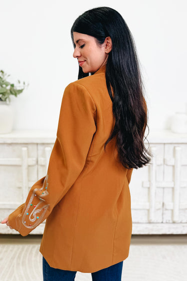 Own The Room Embroidered Blazer