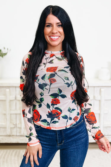 Rose Romance Top - 2 Colors!